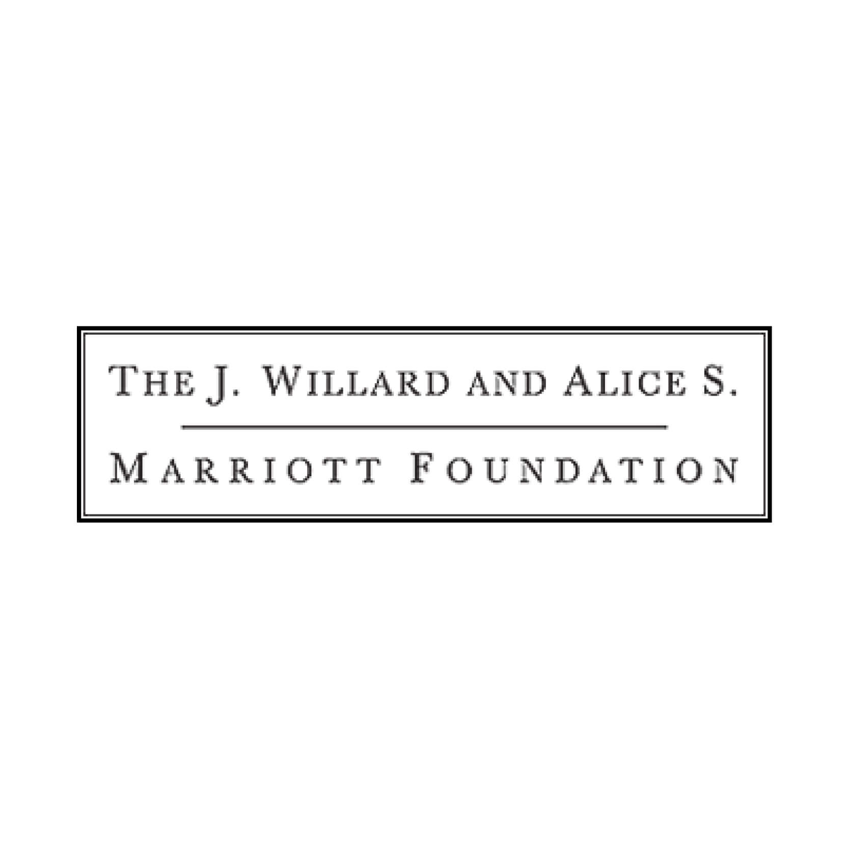The J. Willard and Alice S. Marriott Foundation